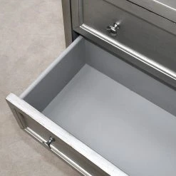 Red Living Kommode Vaunac - Matt Silber / Schwarz 17 Red Living Kommode Vaunac - Matt Silber / Schwarz -Wohnzimmermöbel boutique en ligne 1000242716 210121 08010000024 DETAILS P000000001000242716