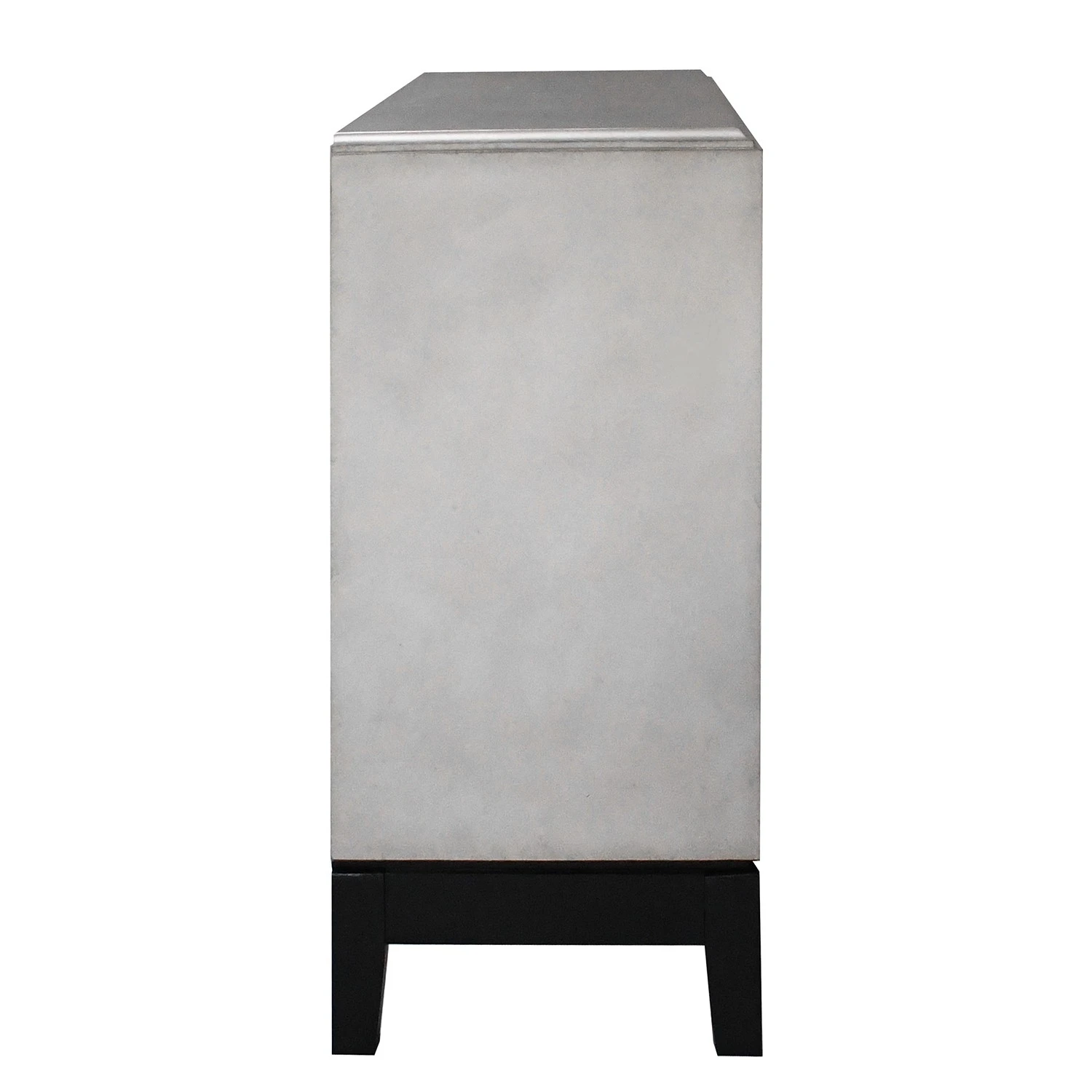Red Living Kommode Tilloloy - Matt Silber / Schwarz 5 Red Living Kommode Tilloloy - Matt Silber / Schwarz – Bild 5