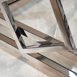 Loftscape Servierwagen Peillac - Glas / Edelstahl - Chrom -Wohnzimmermöbel boutique en ligne 1000242734 210121 08252200080 DETAILS P000000001000242734