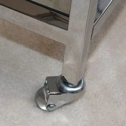 Loftscape Servierwagen Peillac - Glas / Edelstahl - Chrom -Wohnzimmermöbel boutique en ligne 1000242734 210121 08252700082 DETAILS P000000001000242734