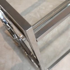 Loftscape Servierwagen Peillac - Glas / Edelstahl - Chrom -Wohnzimmermöbel boutique en ligne 1000242734 210121 08253000083 DETAILS P000000001000242734