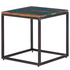 Wolf-Möbel Epoxidharz-Beistelltisch Tarnac - Harz / Metall - Grün