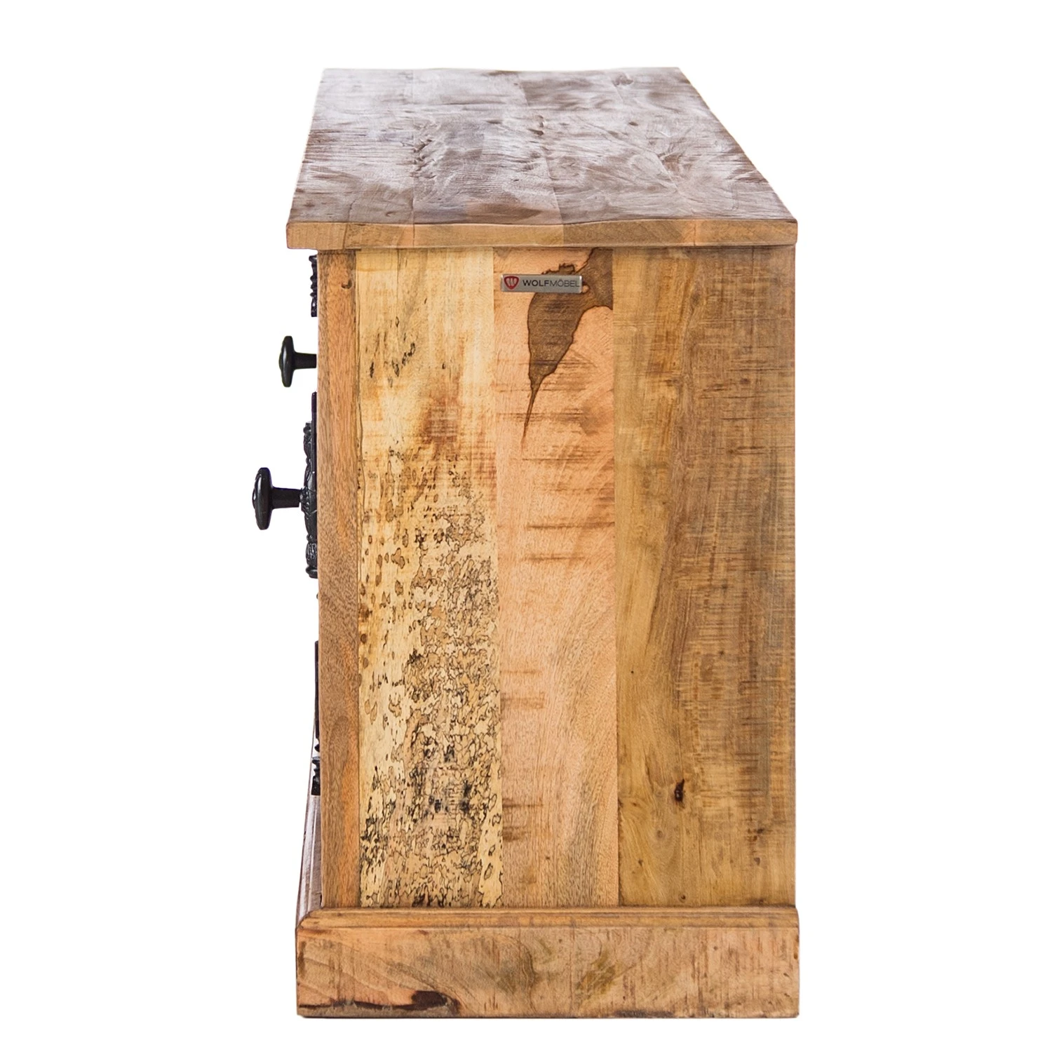 Wolf-Möbel TV-Lowboard Senille - Mango massiv 6 Wolf-Möbel TV-Lowboard Senille - Mango massiv – Bild 6