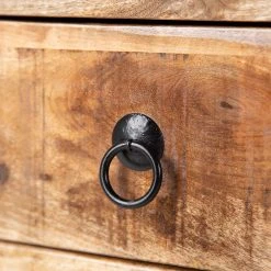 Wolf-Möbel Highboard Senille - Mango massiv -Wohnzimmermöbel boutique en ligne 1000243201 220311 036 DETAILS P000000001000243201