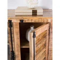 Wolf-Möbel Highboard Senille - Mango massiv -Wohnzimmermöbel boutique en ligne 1000243201 220314 031 DETAILS P000000001000243201