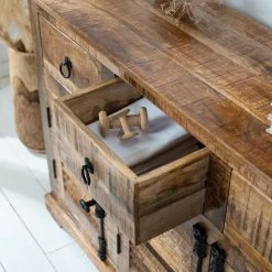 Wolf-Möbel Sideboard Senille - Mango massiv -Wohnzimmermöbel boutique en ligne 1000243214 220311 031 DETAILS P000000001000243214