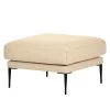 Fredriks Polsterhocke Garlin - Webstoff - Webstoff Sogol: Beige