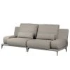 Fredriks Sofa Lirac (3 Sitzer) - Webstoff - Webstoff Sogol: Grau