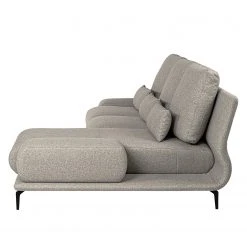 Fredriks Ecksofa Lirac - Webstoff - Webstoff Sogol: Grau - Longchair davorstehend rechts -Wohnzimmermöbel boutique en ligne 1000243287 210330 18220600763 DETAILS P000000001000243287