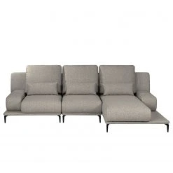 Fredriks Ecksofa Lirac - Webstoff - Webstoff Sogol: Grau - Longchair davorstehend rechts -Wohnzimmermöbel boutique en ligne 1000243287 210330 18220600765 DETAILS P000000001000243287