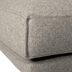 Fredriks Wohnlandschaft Garlin - Webstoff - Webstoff Sogol: Grau - Longchair davorstehend links / Ottomane rechts -Wohnzimmermöbel boutique en ligne 1000243339 210330 18225601439 DETAILS P000000001000243339