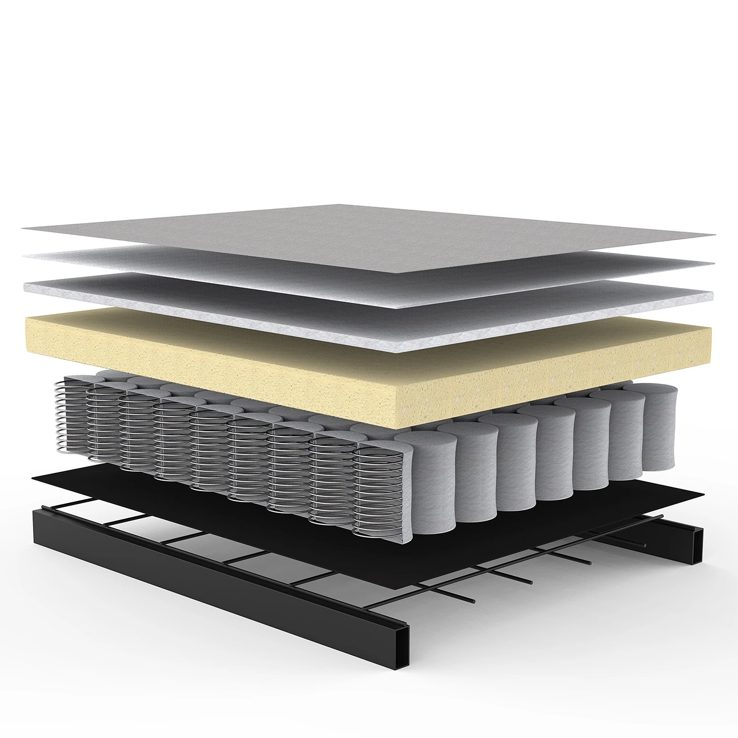 Innovation Möbel Schlafsofa Splitback Eik - Stoff Mixed Dance: Light Blue - Eiche Hell 9 Innovation Möbel Schlafsofa Splitback Eik - Stoff Mixed Dance: Light Blue - Eiche Hell – Bild 9