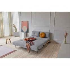 Innovation Möbel Schlafsofa Cubed - Stoff Twist: Granite - Breite: 168 cm - Eiche Hell -Wohnzimmermöbel boutique en ligne 1000244292 210218 15011100157 MOOD DETAILS P000000001000244292 mood