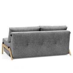 Innovation Möbel Schlafsofa Cubed - Stoff Twist: Granite - Breite: 168 cm - Eiche Hell -Wohnzimmermöbel boutique en ligne 1000244292 210218 15012900162 DETAILS P000000001000244292