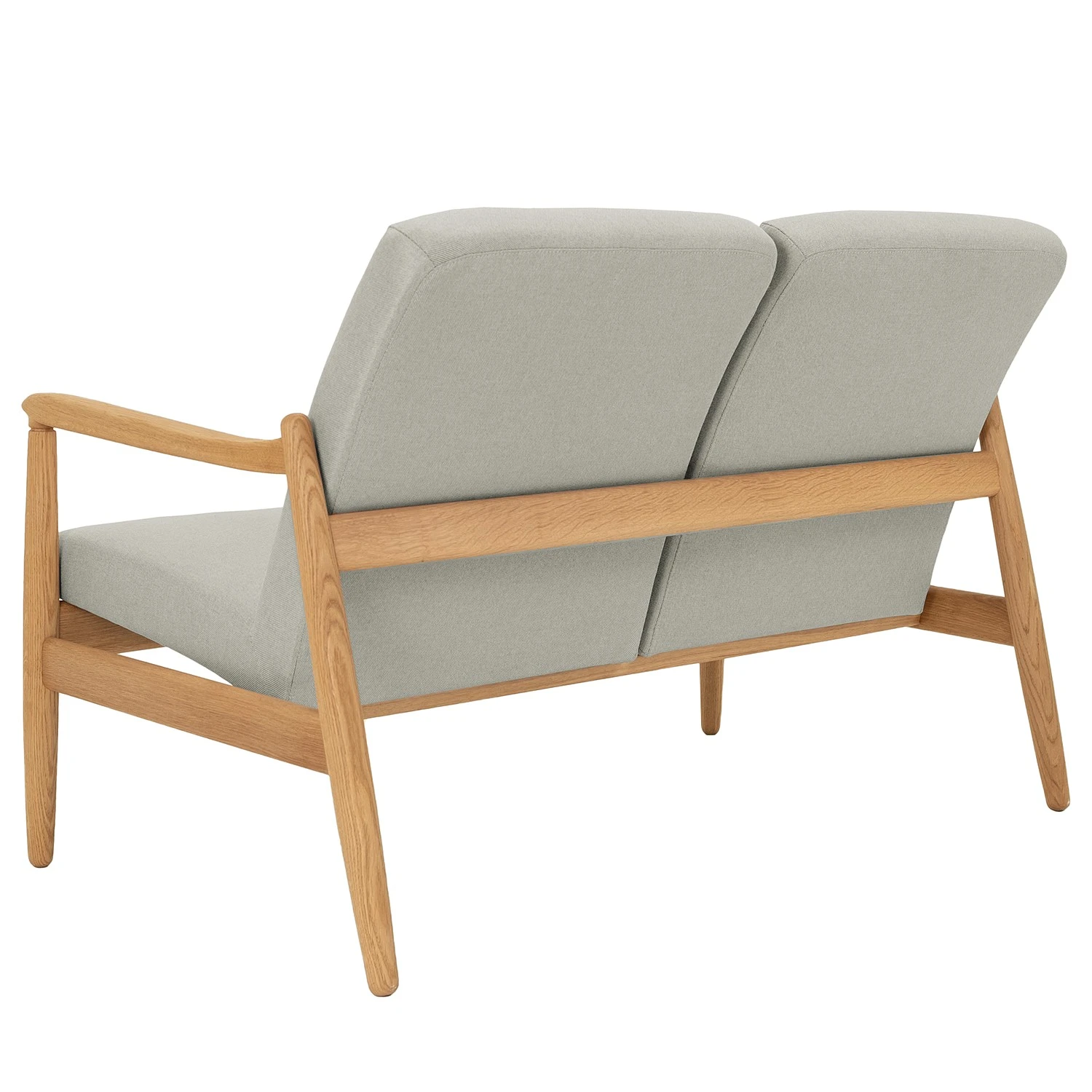 Studio Copenhagen Sofa Froid (2-Sitzer) - Webstoff - Webstoff Baca: Hellgrau - Eiche Hell 5 Studio Copenhagen Sofa Froid (2-Sitzer) - Webstoff - Webstoff Baca: Hellgrau - Eiche Hell – Bild 5