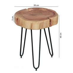 Naturoo Beistelltisch Loudet - Akazie massiv / Metall - Akazie / Schwarz 13 Naturoo Beistelltisch Loudet - Akazie massiv / Metall - Akazie / Schwarz -Wohnzimmermöbel boutique en ligne 1000244851 210202 14512000049 SKETCH DETAILS P000000001000244851 sketch