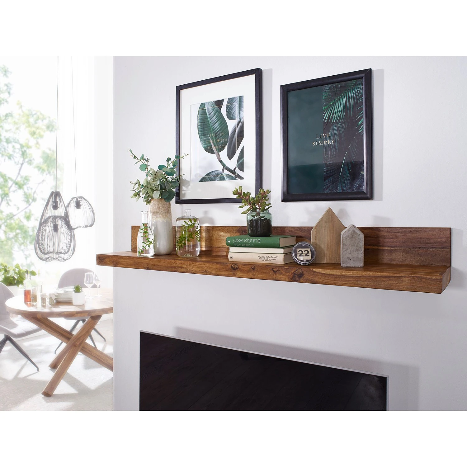 Naturoo Wandregal Verniolle III - Sheesham massiv 2 Naturoo Wandregal Verniolle III - Sheesham massiv – Bild 2