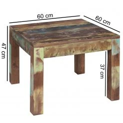 Naturoo Couchtisch Loubille - Mango massiv - Mango / Blau -Wohnzimmermöbel boutique en ligne 1000244876 210202 14573100182 SKETCH DETAILS P000000001000244876 sketch