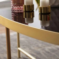 Loftscape Couchtisch Hitte - Glas / Metall - Schwarz / Gold 8 Loftscape Couchtisch Hitte - Glas / Metall - Schwarz / Gold -Wohnzimmermöbel boutique en ligne 1000244888 210202 15011700259 DETAILS P000000001000244888