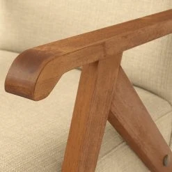 Studio Copenhagen Sessel Monklet - Webstoff - Webstoff Ekta: Beige - Buche Hell -Wohnzimmermöbel boutique en ligne 1000244914 210225 13022000072 DETAILS P000000001000244914