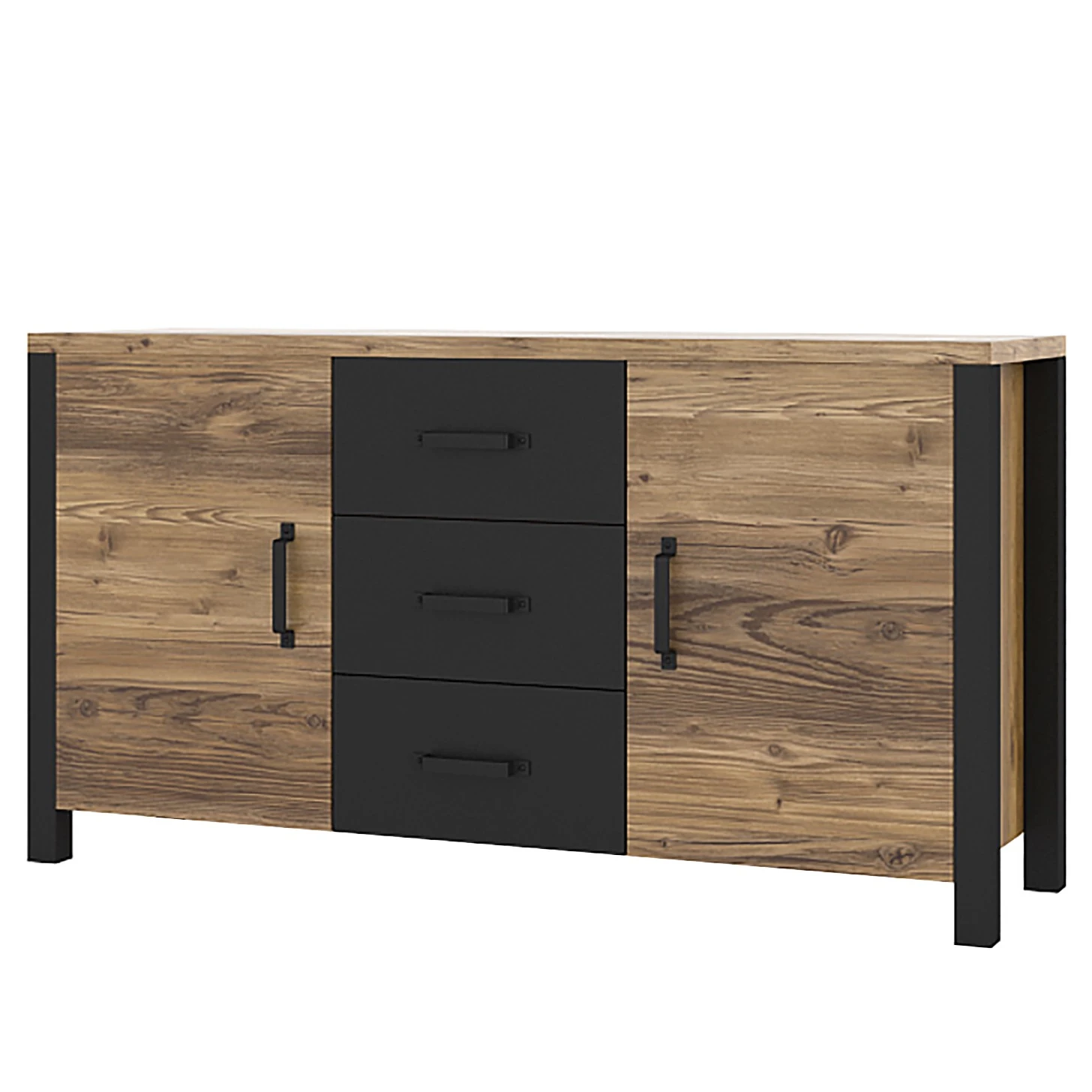 Red Living Sideboard Velleron I - Fichte Dekor 1 Red Living Sideboard Velleron I - Fichte Dekor