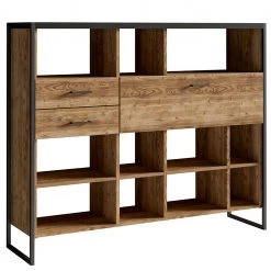 Red Living Regal Turriers III - Fichte Dekor / Matt Schwarz