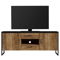 Red Living TV-Lowboard Turriers II - Fichte Dekor / Matt Schwarz -Wohnzimmermöbel boutique en ligne 1000245422 210217 13055600080 DETAILS P000000001000245422