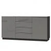 Loftscape Sideboard Habas II - Glas - Grau
