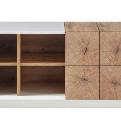 Loftscape TV-Lowboard Crecora - Weiß / Eiche Dekor -Wohnzimmermöbel boutique en ligne 1000246790 210727 12504700005 DETAILS P000000001000246790