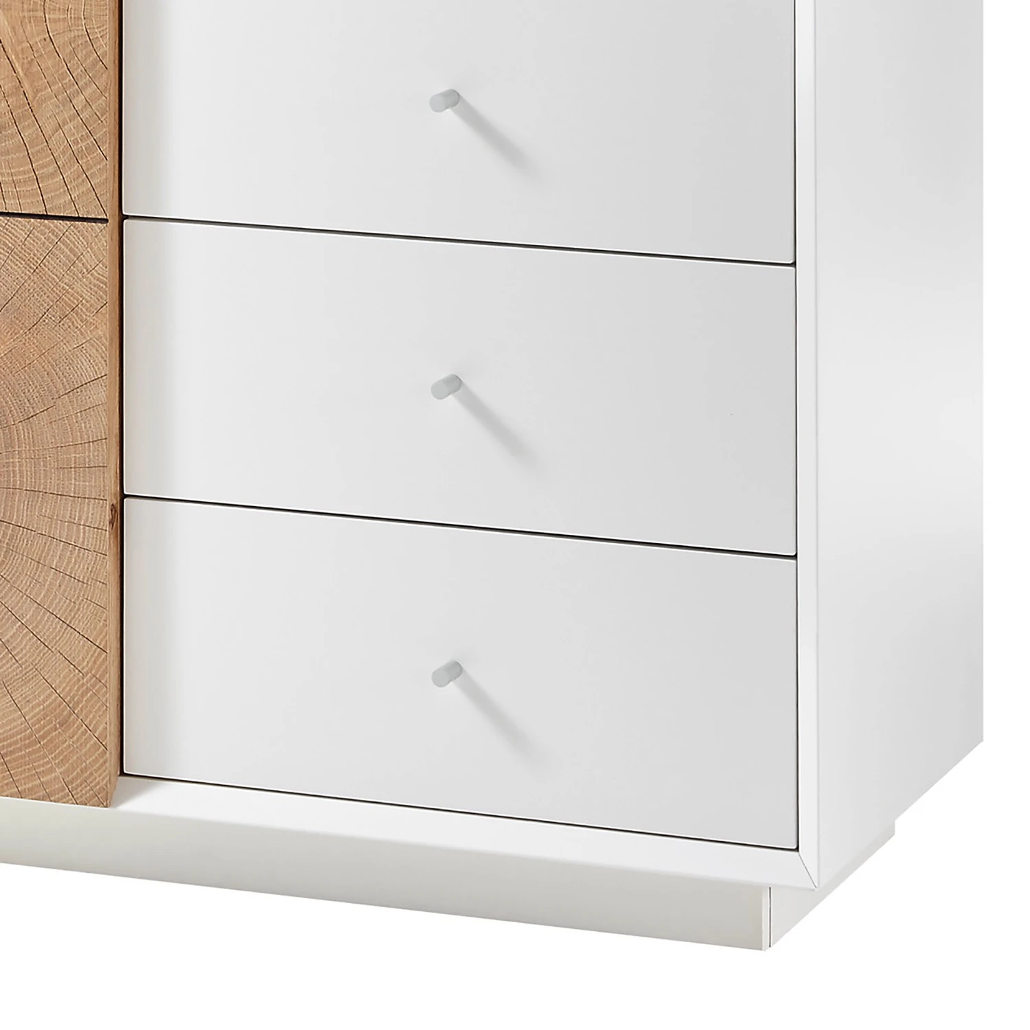 Loftscape Sideboard Crecora II - Weiß / Eiche Dekor 5 Loftscape Sideboard Crecora II - Weiß / Eiche Dekor – Bild 5
