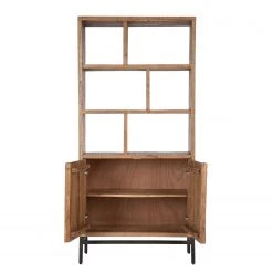 Ars manufacti Büroregal Domme - Akazie massiv / Eisen - Akazie / Anthrazit -Wohnzimmermöbel boutique en ligne 1000246832 220406 032 DETAILS P000000001000246832