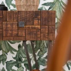 Wolf-Möbel Schreibtisch Bubry - Akazie massiv / Eisen - Akazie / Anthrazit -Wohnzimmermöbel boutique en ligne 1000246833 220610 060 DETAILS P000000001000246833