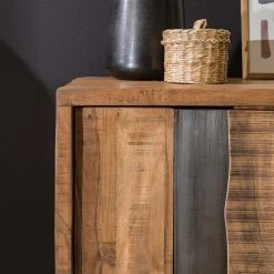 Ars manufacti Büroregal Domme II - Akazie massiv / Eisen - Akazie / Anthrazit -Wohnzimmermöbel boutique en ligne 1000246834 220705 024 MOOD DETAILS P000000001000246834 mood