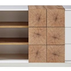 Loftscape Sideboard Crecora I - Weiß / Eiche Dekor 10 Loftscape Sideboard Crecora I - Weiß / Eiche Dekor -Wohnzimmermöbel boutique en ligne 1000246839 210727 12504800022 DETAILS P000000001000246839