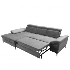 Loftscape Ecksofa Tamaris I - Cord - Cordstoff Inbal: Grau - Longchair davorstehend links - Mit Schlaffunktion -Wohnzimmermöbel boutique en ligne 1000248816 210317 15141101723 DETAILS P000000001000248816