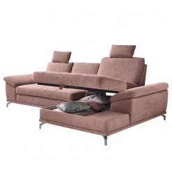 Loftscape Ecksofa Odenas - Webstoff - Webstoff Palila: Mauve - Longchair davorstehend rechts - Mit Schlaffunktion 20 Loftscape Ecksofa Odenas - Webstoff - Webstoff Palila: Mauve - Longchair davorstehend rechts - Mit Schlaffunktion -Wohnzimmermöbel boutique en ligne 1000248827 210317 15142401901 DETAILS P000000001000248827