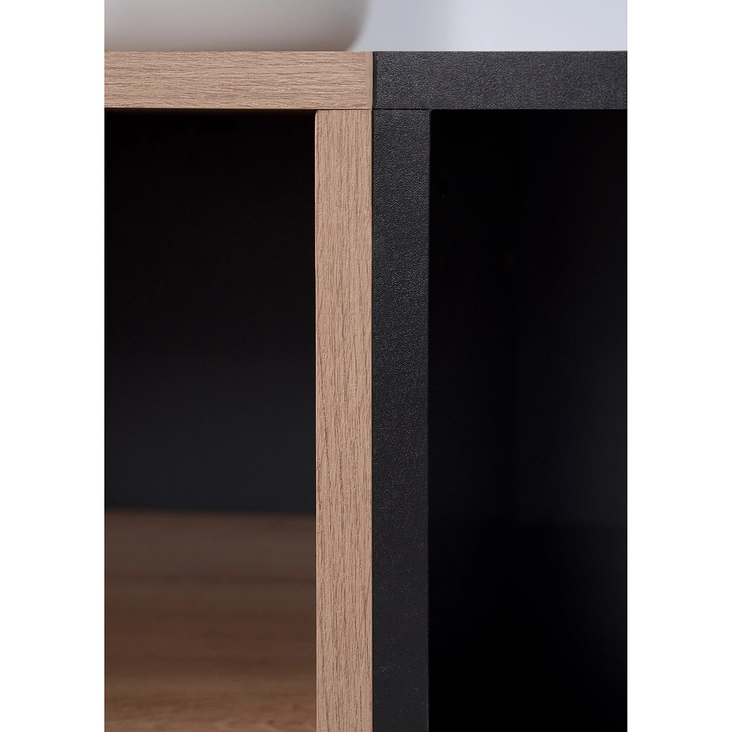 Loftscape TV-Lowboard Bedee - Eiche Artisan Dekor / Schwarz 7 Loftscape TV-Lowboard Bedee - Eiche Artisan Dekor / Schwarz – Bild 7