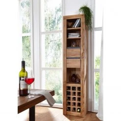 Naturoo Weinregal Gerville - Wildeiche massiv -Wohnzimmermöbel boutique en ligne 1000249427 210420 08271700034 MOOD DETAILS P000000001000249427 mood