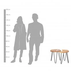 Naturoo Beistelltisch Vignats (2-teilig) - Mango massiv / Metall - Mango / Schwarz -Wohnzimmermöbel boutique en ligne 1000249479 210224 15504000020 SKETCH DETAILS P000000001000249479 sketch