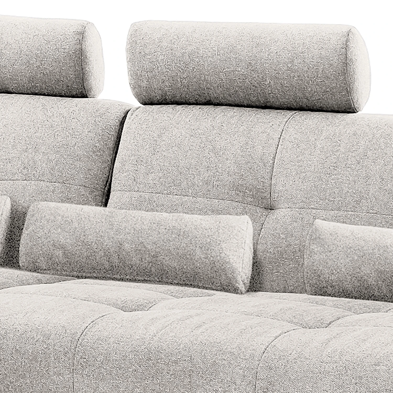 Fredriks Ecksofa Valleres - Webstoff - Webstoff Nila: Hellgrau - Longchair davorstehend links - Ohne Hocker 6 Fredriks Ecksofa Valleres - Webstoff - Webstoff Nila: Hellgrau - Longchair davorstehend links - Ohne Hocker – Bild 6