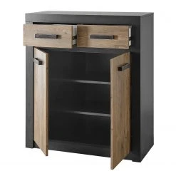 Red Living Kommode Bozel II - Kastanie Dekor / Grau -Wohnzimmermöbel boutique en ligne 1000250975 210225 13324700084 DETAILS P000000001000250975