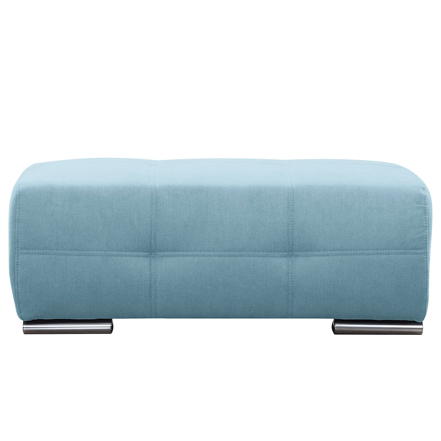 Loftscape Polsterhocker Beutin - Flachgewebe - Flachgewebe Olea: Hellblau 3 Loftscape Polsterhocker Beutin - Flachgewebe - Flachgewebe Olea: Hellblau – Bild 3