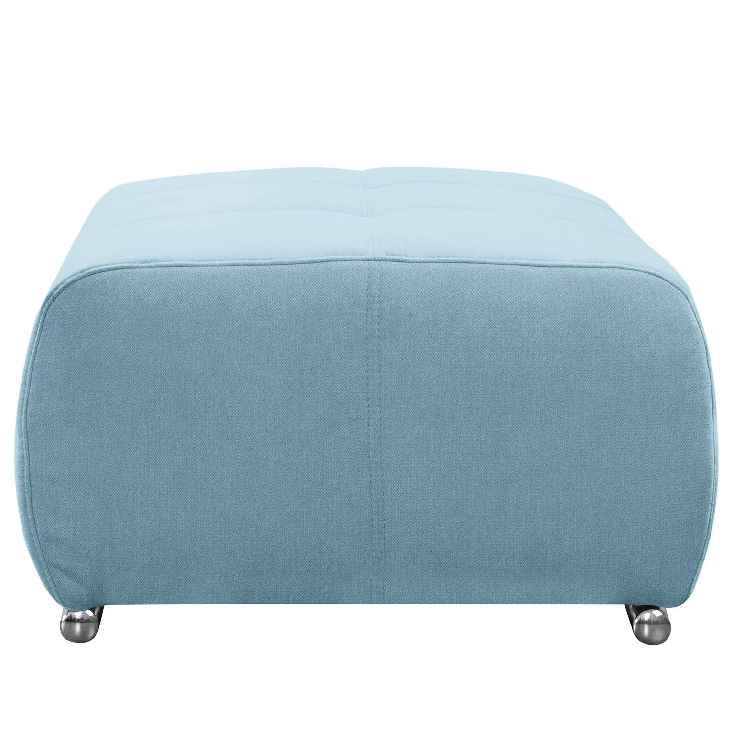 Loftscape Polsterhocker Beutin - Flachgewebe - Flachgewebe Olea: Hellblau 4 Loftscape Polsterhocker Beutin - Flachgewebe - Flachgewebe Olea: Hellblau – Bild 4