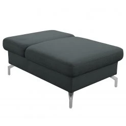 Loftscape Polsterhocker Ordizan - Flachgewebe - Flachgewebe Olea: Dunkelgrau