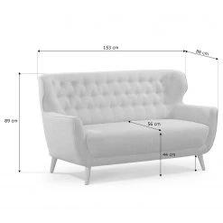 Ridgevalley Sofa Mansac (2-Sitzer) - Flachgewebe - Flachgewebe Gila: Beige -Wohnzimmermöbel boutique en ligne 1000253759 210419 14580100275 SKETCH DETAILS P000000001000253759 sketch