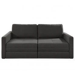Loftscape Sofa Guillac (2-Sitzer) - Flachgewebe - Flachgewebe Gila: Anthrazit - Mit Schlaffunktion -Wohnzimmermöbel boutique en ligne 1000253904 210419 15222401574 DETAILS P000000001000253904