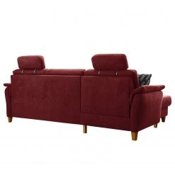 Loftscape Ecksofa Baulon I - Flachgewebe - Flachgewebe Ama: Weinrot - Longchair davorstehend links - Mit Schlaffunktion -Wohnzimmermöbel boutique en ligne 1000253965 220120 10254600152 DETAILS P000000001000253965