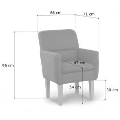 Loftscape Sessel Juillac - Flachgewebe - Flachgewebe Olea: Blau -Wohnzimmermöbel boutique en ligne 1000254004 210413 13355700127 SKETCH DETAILS P000000001000254004 sketch