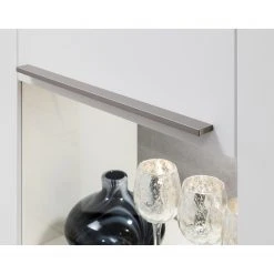 GWINNER Wohnwand Bellano II (3-teilig) - Matt Weiß / Beton Dekor - Ausrichtung rechts - Mit Beleuchtung -Wohnzimmermöbel boutique en ligne 1000254953 210511 10461000260 DETAILS P000000001000254953