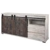 Maison Belfort Sideboard Janze II - Kiefer Weiß Dekor / Vintage Braun